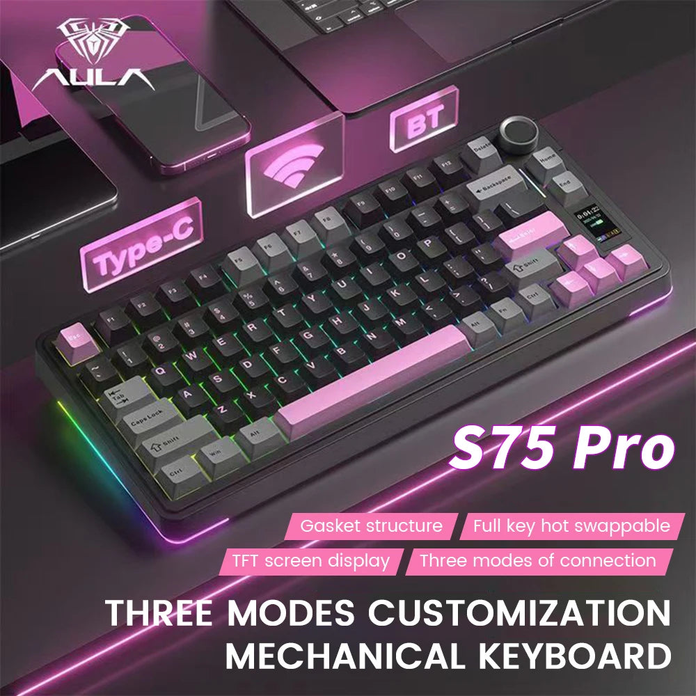 AULA S75 Pro keyboard top view