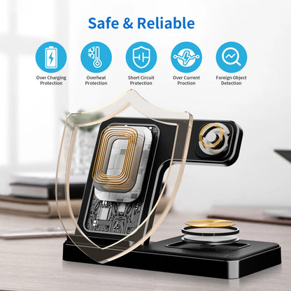 3-in-1 Wireless Charger close up