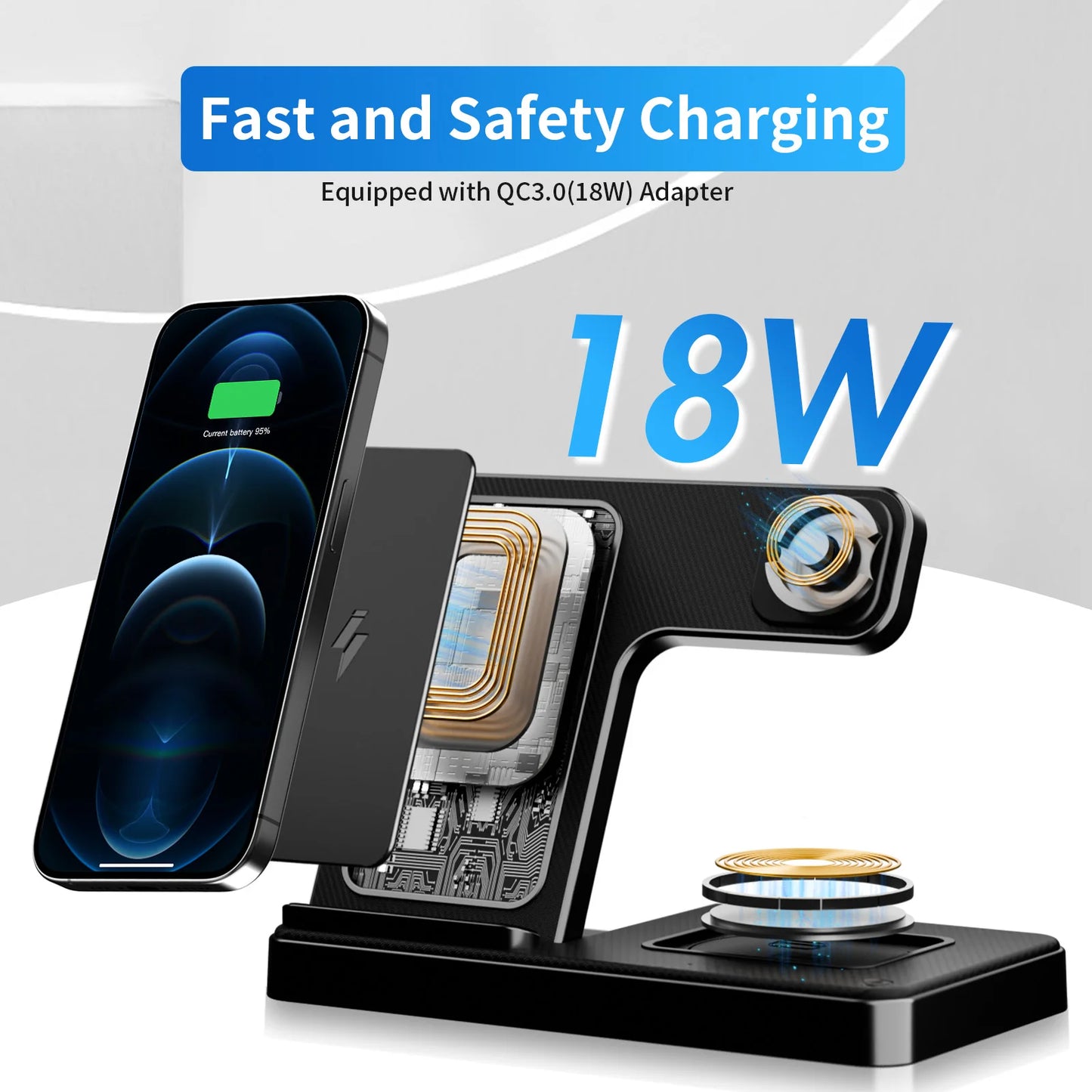 3-in-1 Wireless Charger all devices
