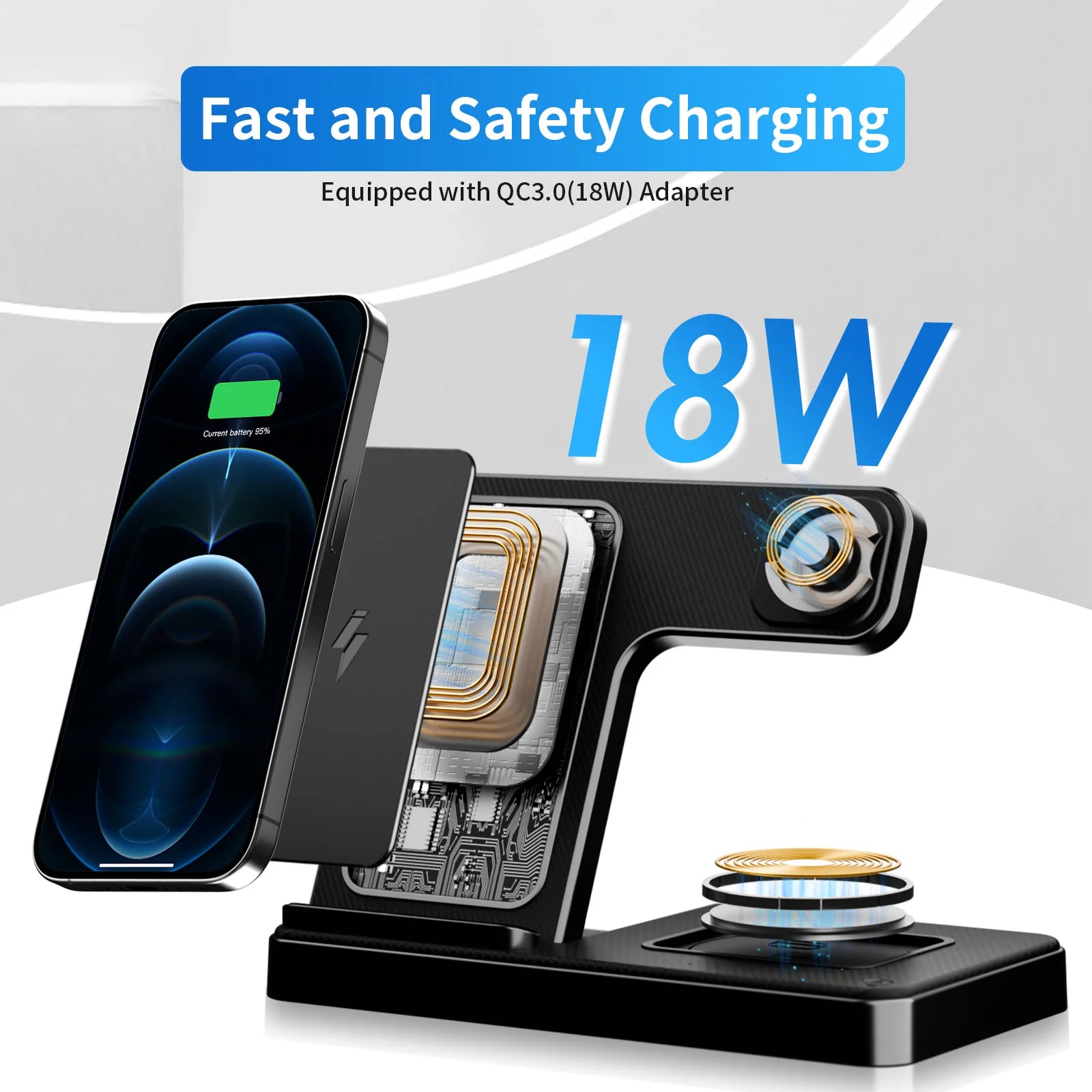 3-in-1 Wireless Charger all devices