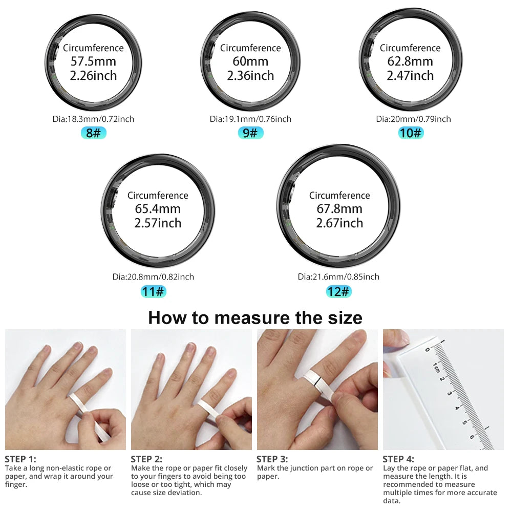 COLMI R02 Smart Ring health monitoring